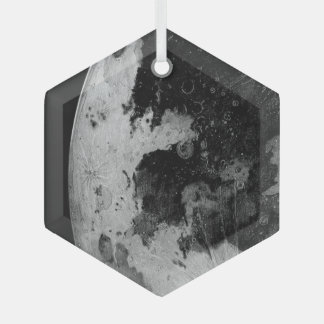 moon glass ornament