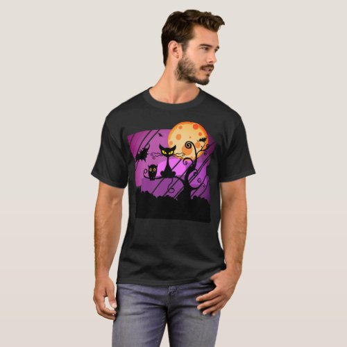 Moon Glow Halloween T_Shirt