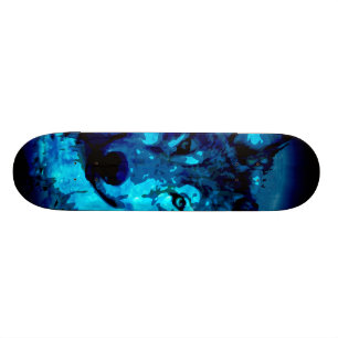 Moon Glow Wolf Skateboard Deck