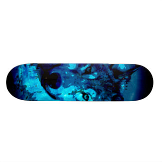 Moon Glow Wolf Skateboard Deck