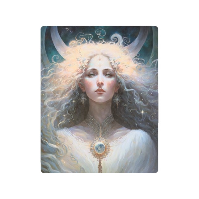 Moon Goddess Fantasy Art (Front)