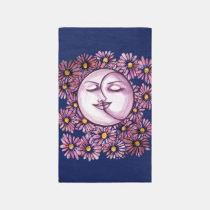 Moon Goddess Floral MoonChild Art                  Outdoor Rug
