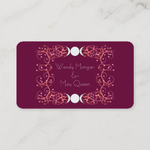 Moon Goddess Lesbian Handfasting Business Card