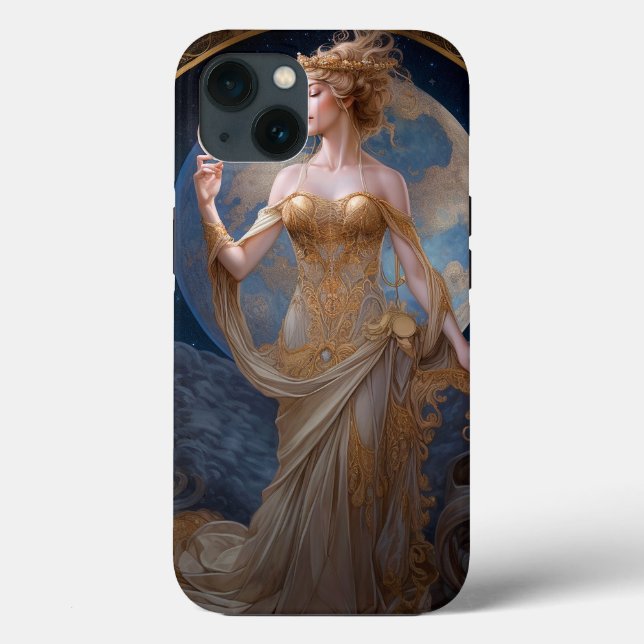Moon Goddess Queen Fantasy Art Case-Mate iPhone Case (Back)
