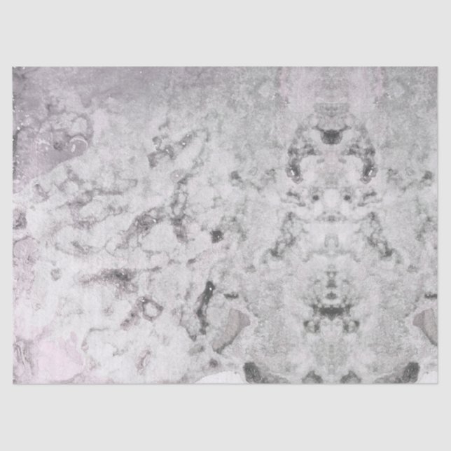 Moon Gray Crater Space Galaxy Print Pattern Tissue Paper (Front)