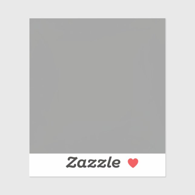 Moon Gray Solid Color  Sticker (Sheet)