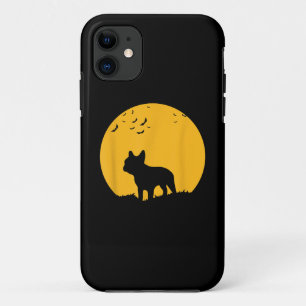 Moon Halloween Inspire French Bulldog Gift iPhone 11 Case