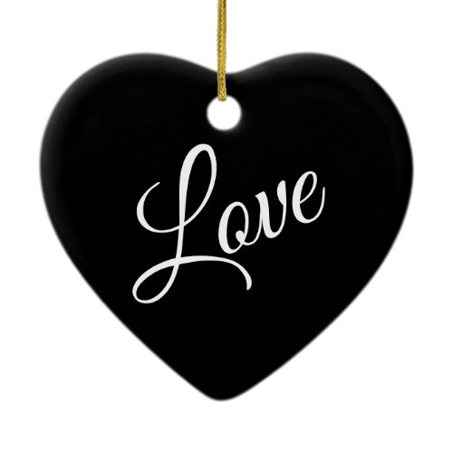 Moon Heart Ornament