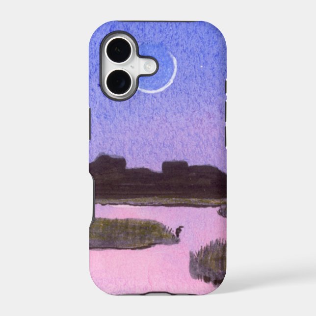 Moon & Heron Iphone Case (Back)