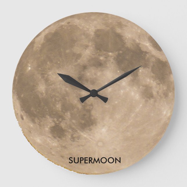 Moon Image for Round Wall Clock (Front)