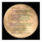 Moon Image with 2 WOLVES CHEROKEE TALE Art Poster