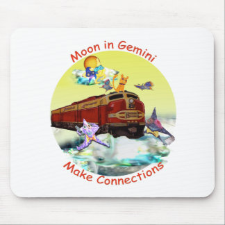 Moon in Gemini Mouse Pad