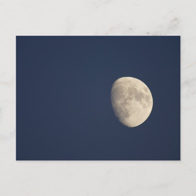 Moon in the Early Evening Postcard (Front)