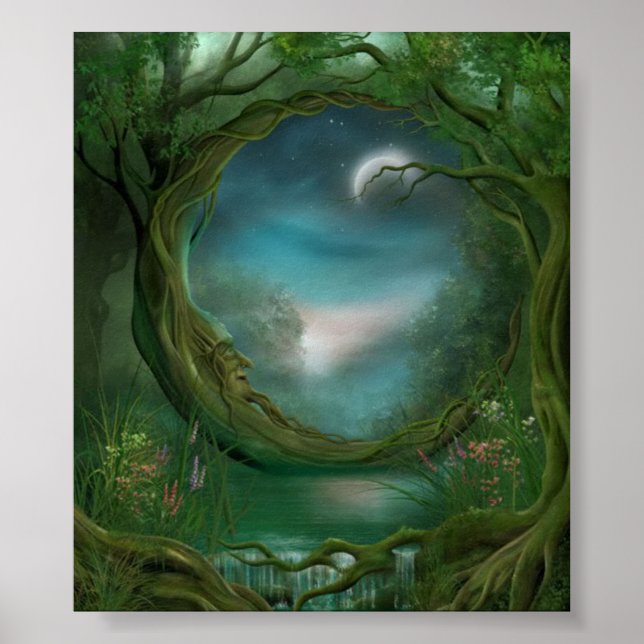 Moon in the Trees Poster (Front)