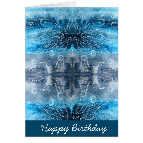 Moon jellyfish batik print