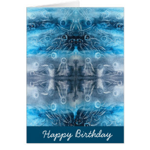 Moon jellyfish batik print cards