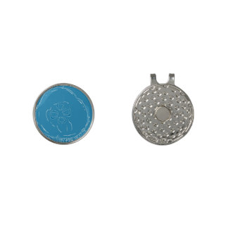 Moon Jellyfish  Golf Hat Clip