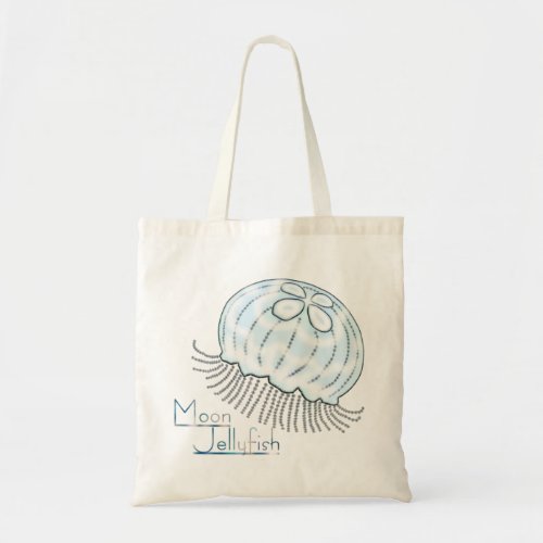 Moon jellyfish tote bag