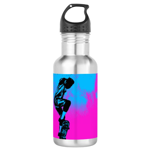 Moon Jumping-   Stainless Steel Water Bottle (Front)