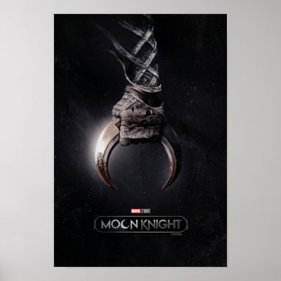 Moon Knight Clasping Crescent Dart Poster Art