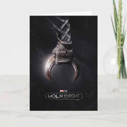 Moon Knight Clasping Crescent Dart Poster Art Card