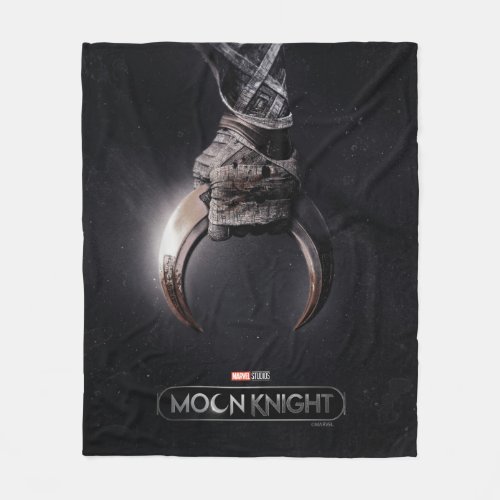 Moon Knight Clasping Crescent Dart Poster Art Fleece Blanket