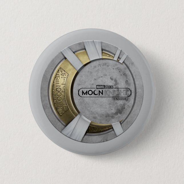 Moon Knight Crescent Moon Chest Icon Button (Front)