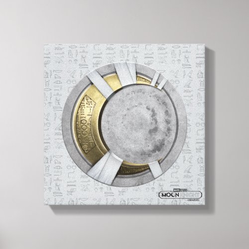 Moon Knight Crescent Moon Chest Icon Canvas Print