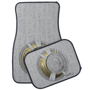Moon Knight Crescent Moon Chest Icon Car Floor Mat