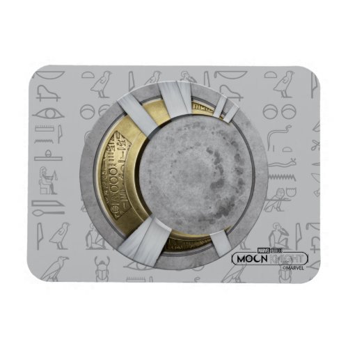 Moon Knight Crescent Moon Chest Icon Magnet
