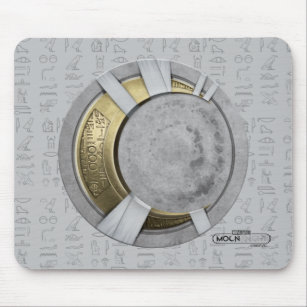 Moon Knight Crescent Moon Chest Icon Mouse Pad