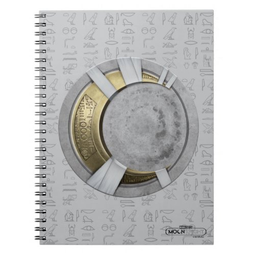 Moon Knight Crescent Moon Chest Icon Notebook