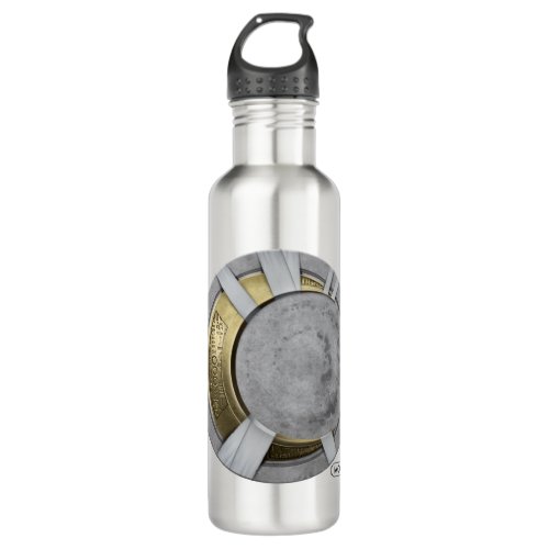 Moon Knight Crescent Moon Chest Icon Stainless Steel Water Bottle