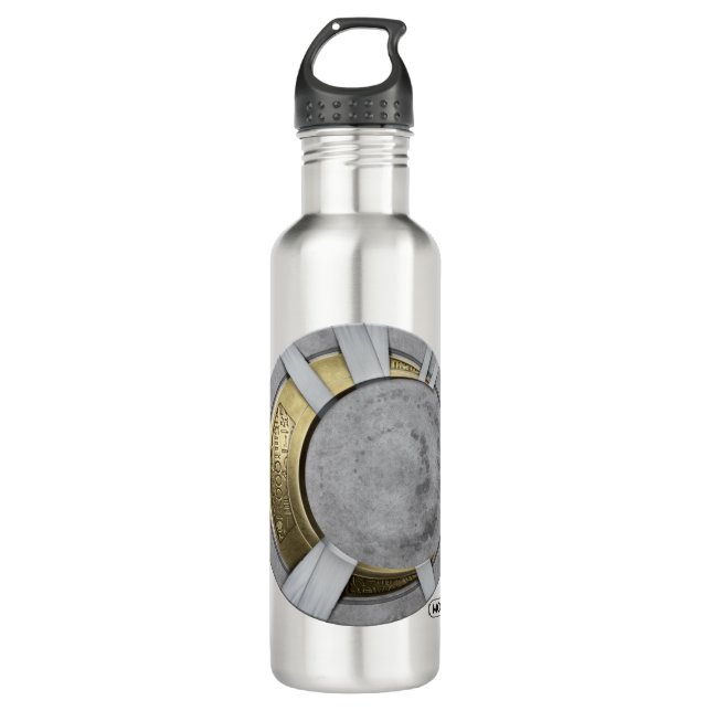 Moon Knight Crescent Moon Chest Icon Stainless Steel Water Bottle (Front)