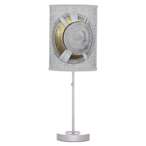 Moon Knight Crescent Moon Chest Icon Table Lamp