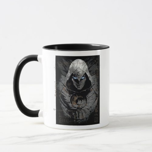 Moon Knight Dark Hieroglyphic Character Slab Mug