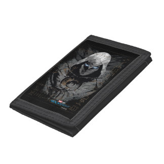 Moon Knight Dark Hieroglyphic Character Slab Trifold Wallet