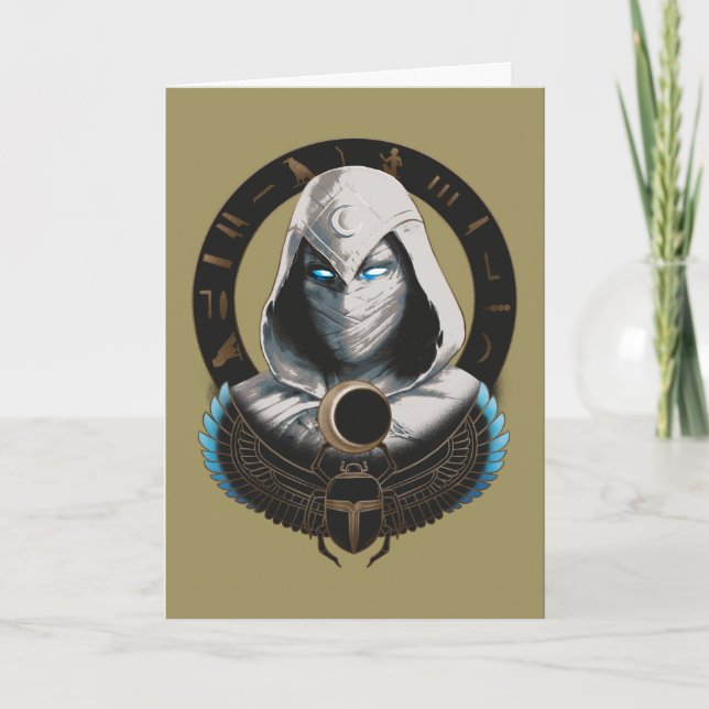 Moon Knight Egyptian Scarab Graphic Card (Front)