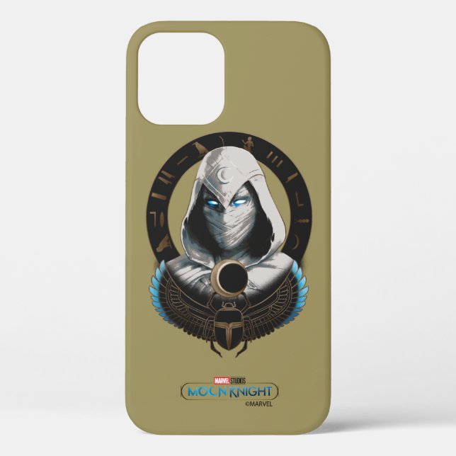 Moon Knight Egyptian Scarab Graphic Case-Mate iPhone Case (Back)