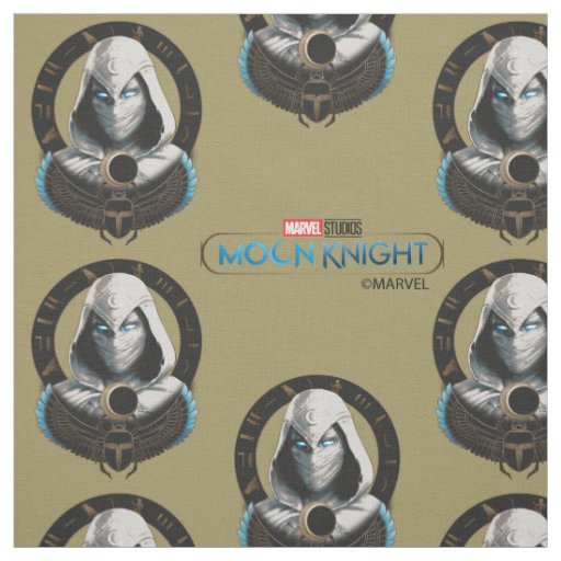 Moon Knight Egyptian Scarab Graphic Fabric