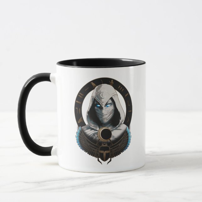 Moon Knight Egyptian Scarab Graphic Mug (Left)