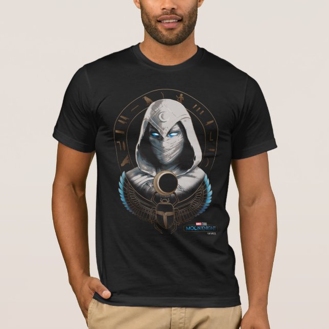 Moon Knight Egyptian Scarab Graphic T-Shirt (Front)