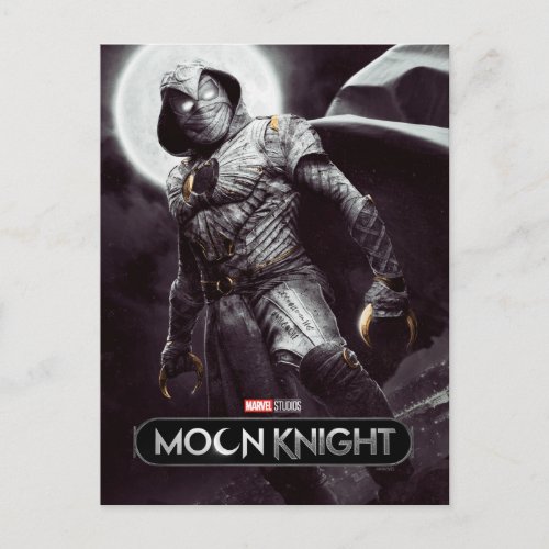 Moon Knight Full Moon Poster Art Postcard