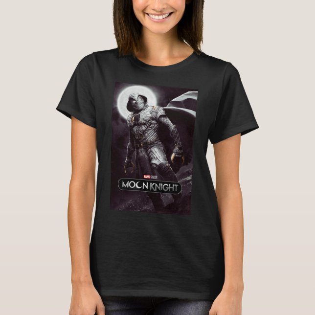 Moon Knight Full Moon Poster Art T-Shirt (Front)