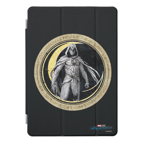 Moon Knight Gold Crescent Moon Character Graphic iPad Pro Cover
