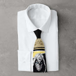 Moon Knight Gold Crescent Moon Character Graphic Neck Tie<br><div class="desc">Moon Knight | Check out this character graphic of Moon Knight within a golden crescent moon crest.</div>