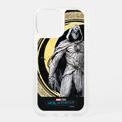 Moon Knight Gold Crescent Moon Character Graphic Speck iPhone 12 Case