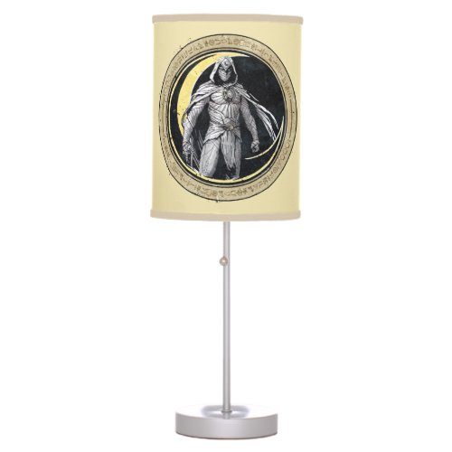 Moon Knight Gold Crescent Moon Character Graphic Table Lamp