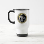 Moon Knight Gold Crescent Moon Character Graphic Travel Mug