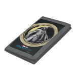 Moon Knight Gold Crescent Moon Character Graphic Trifold Wallet